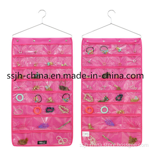 30 Pockets Hanging Jewelry Brooch Bag Closet Display Organizer (TN-BGH1931)